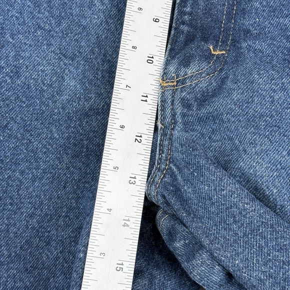 Cabelas Flannel Lined Jeans Men 48x30(46x28) Blue Wash Insulated Warm Workwear - Picture 7 of 12